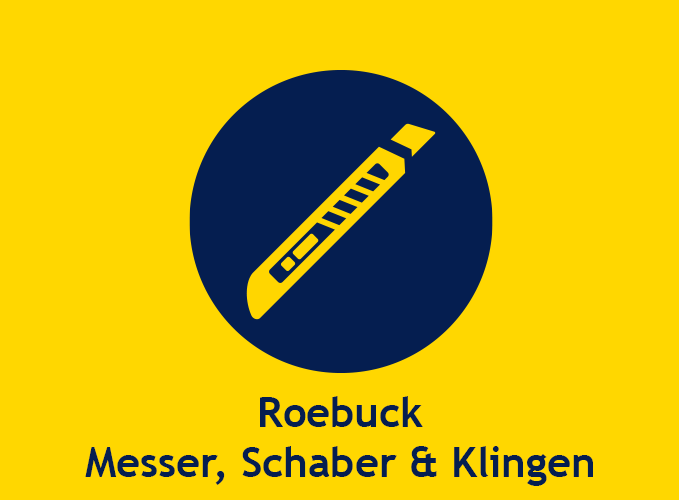 Roebuck Messer, Abbrechmesser, Schaber und Klingen